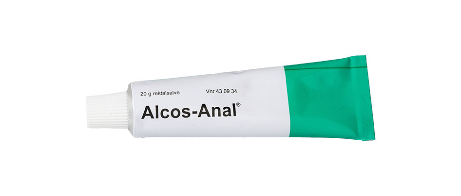 Produktside Alcos-Anal mot hemeroider